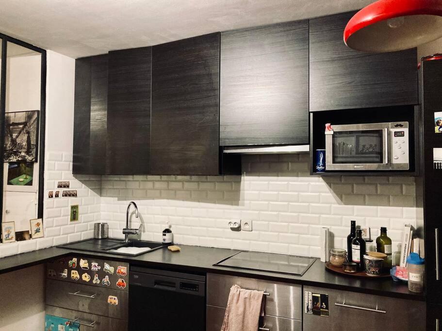 Paris : Appartement Familial Avec Parking Prive Clichy Exteriér fotografie