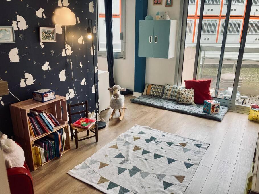 Paris : Appartement Familial Avec Parking Prive Clichy Exteriér fotografie